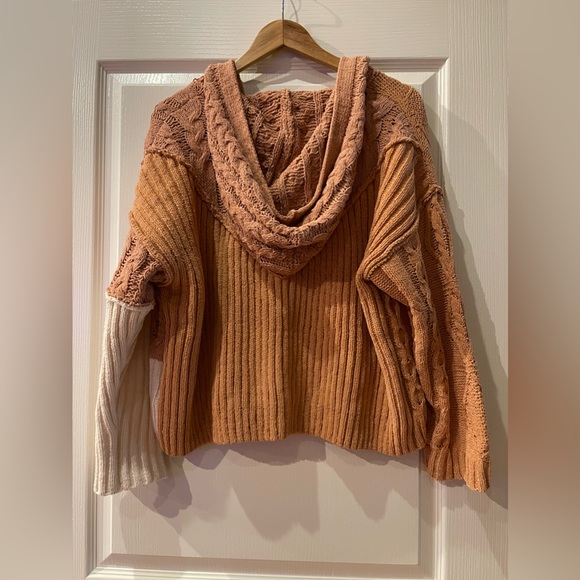 MISS ME Chenille Hooded Cardigan Sweater - Picture 6 of 7